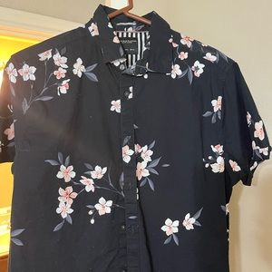 Floral button up